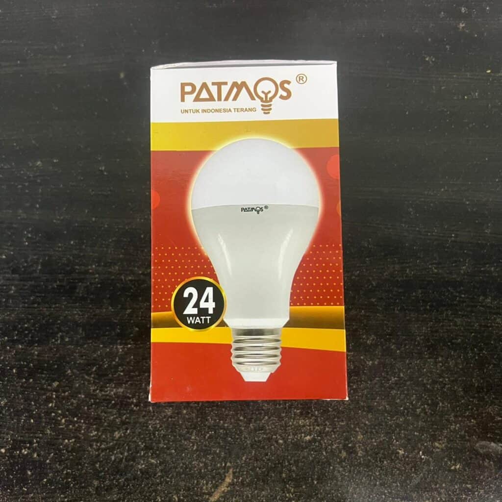 LED bulb with 24W power, energy-efficient lighting solution.