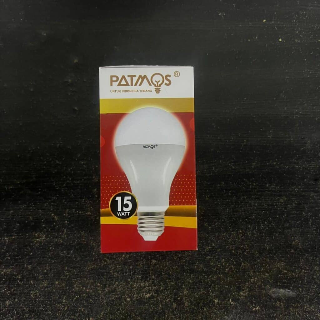 LED bulb for energy-efficient lighting, 15W, ideal for home and office use.