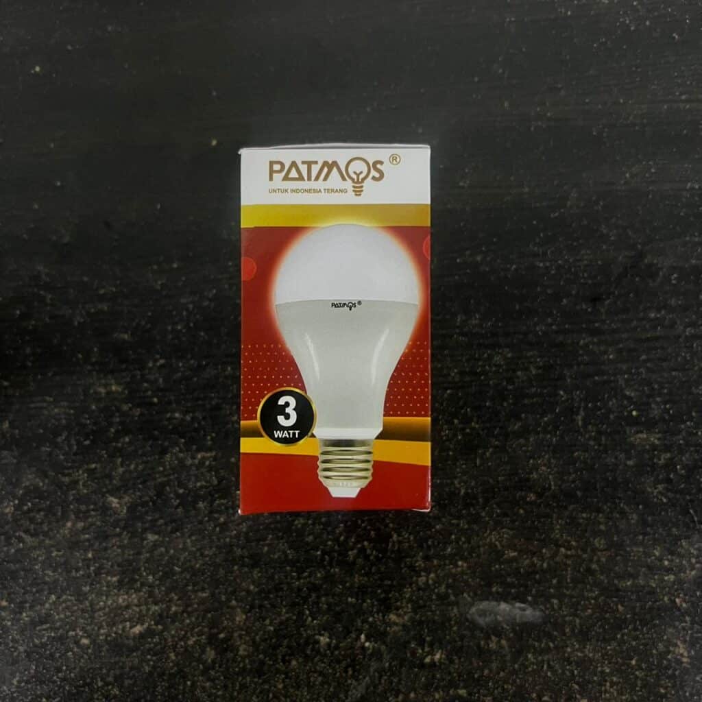 LED bulb for energy-efficient lighting, 3W power, durable and reliable.