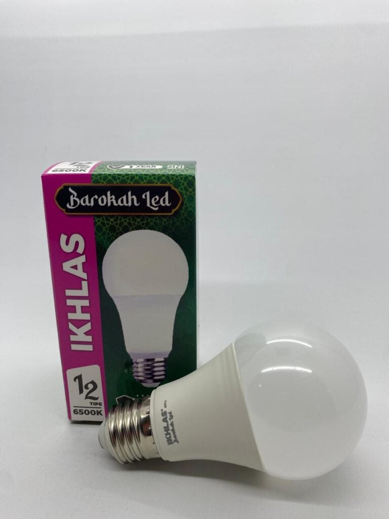 LED Bulb Barokah Ikhlas with 1-Year Warranty.