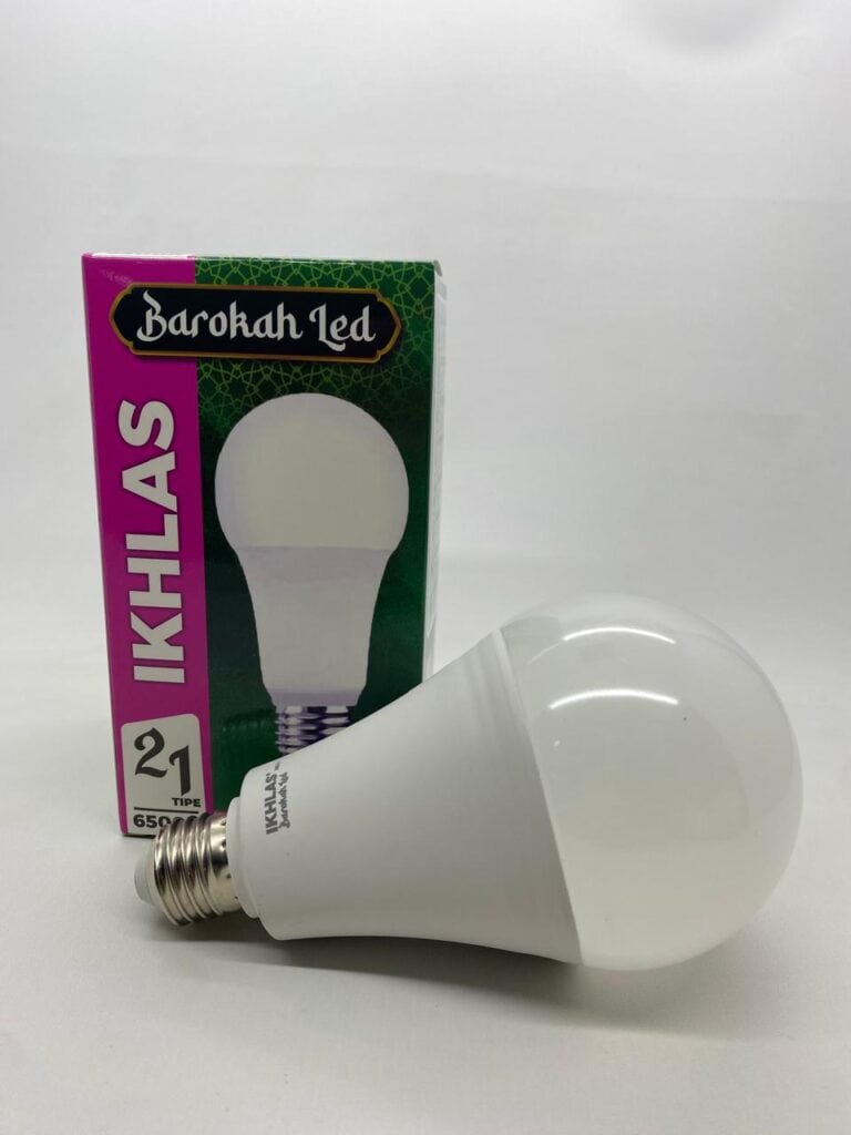 LED bulb for energy-efficient lighting, 1-year warranty included.