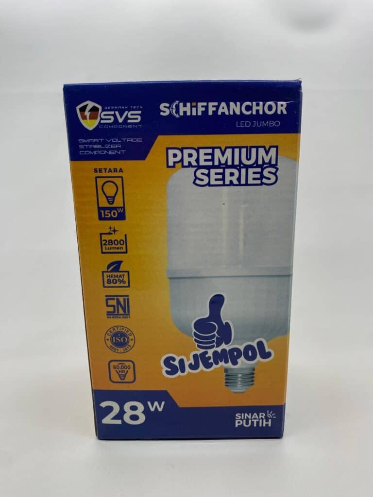 LED Jumbo Schiff S-Gala Premium Series, 28W, garansi 1 tahun.