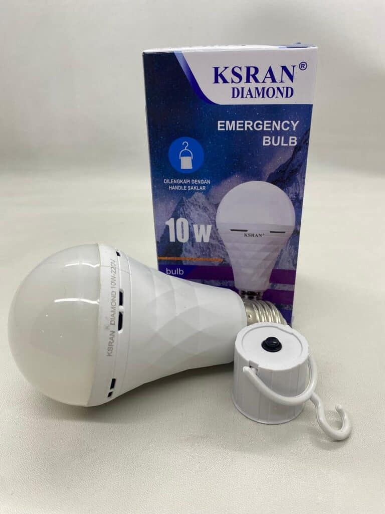 Emergency LED Bulb for Power Outages and Safety.