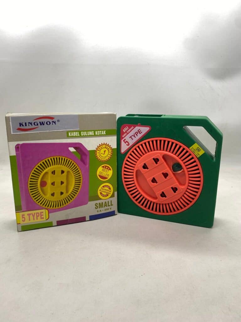 Electrical cable box for safe and organized wiring management.