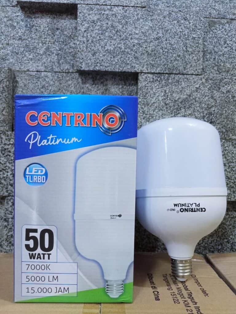 Centrino Platinum LED Jumbo light with 50W, 7000K, 5000 lumens, 15,000 hours lifespan.