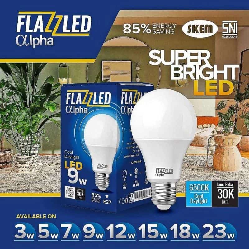 Energy-efficient LED bulb for bright lighting and long-lasting performance.