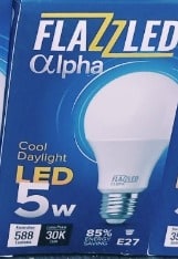 Alpha Flazzled LED Bulb for Bright Lighting.