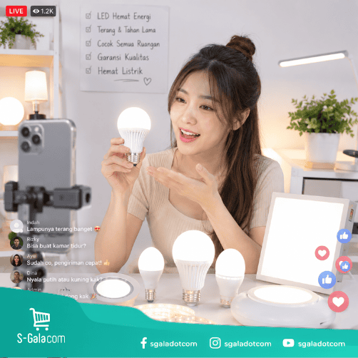8 Tips Live TikTok untuk Reseller Alat Listrik & Lampu