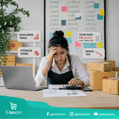 Cara Tetap Untung Hadapi Pajak & Admin Marketplace Mencekik