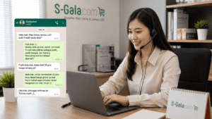 Customer service yang ramah dan fast respon