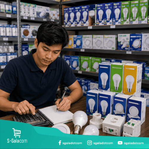 Cara Menentukan Harga Jual Lampu biar Tetap Untung