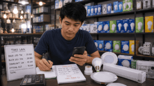 Jual harga barang lebih murah dari kompetitor tanpa perhitungan matang